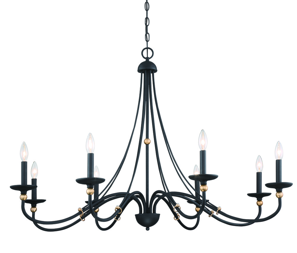 WESTCHESTER COUNTY - 8 LIGHT CHANDELIER