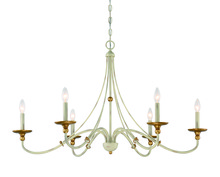 Minka-Lavery 1046-701 - WESTCHESTER COUNTY - 6 LIGHT CHANDELIER
