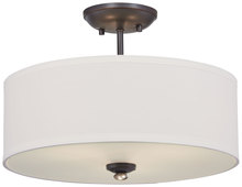 Minka-Lavery 3286-589 - SHADOWGLEN - 3 LIGHT SEMI FLUSH