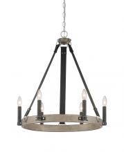 Minka-Lavery 3876-693 - RAWSON RIDGE - 6 LIGHT CHANDELIER
