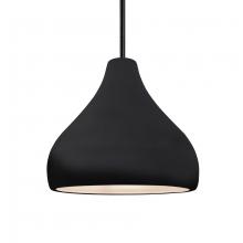 Justice Design Group CER-6563-BKMT-MBLK-RIGID-LED1-700 - Medium Droplet LED Pendant