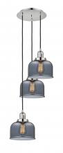 Innovations Lighting 113F-3P-PN-G73 - Cone - 3 Light - 14 inch - Polished Nickel - Cord hung - Multi Pendant
