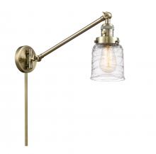 Innovations Lighting 237-AB-G513-LED - Bell - 1 Light - 8 inch - Antique Brass -Adjustable Swing Arm