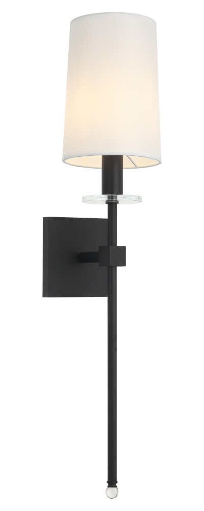 Fairburn Matte Black Wall Sconce